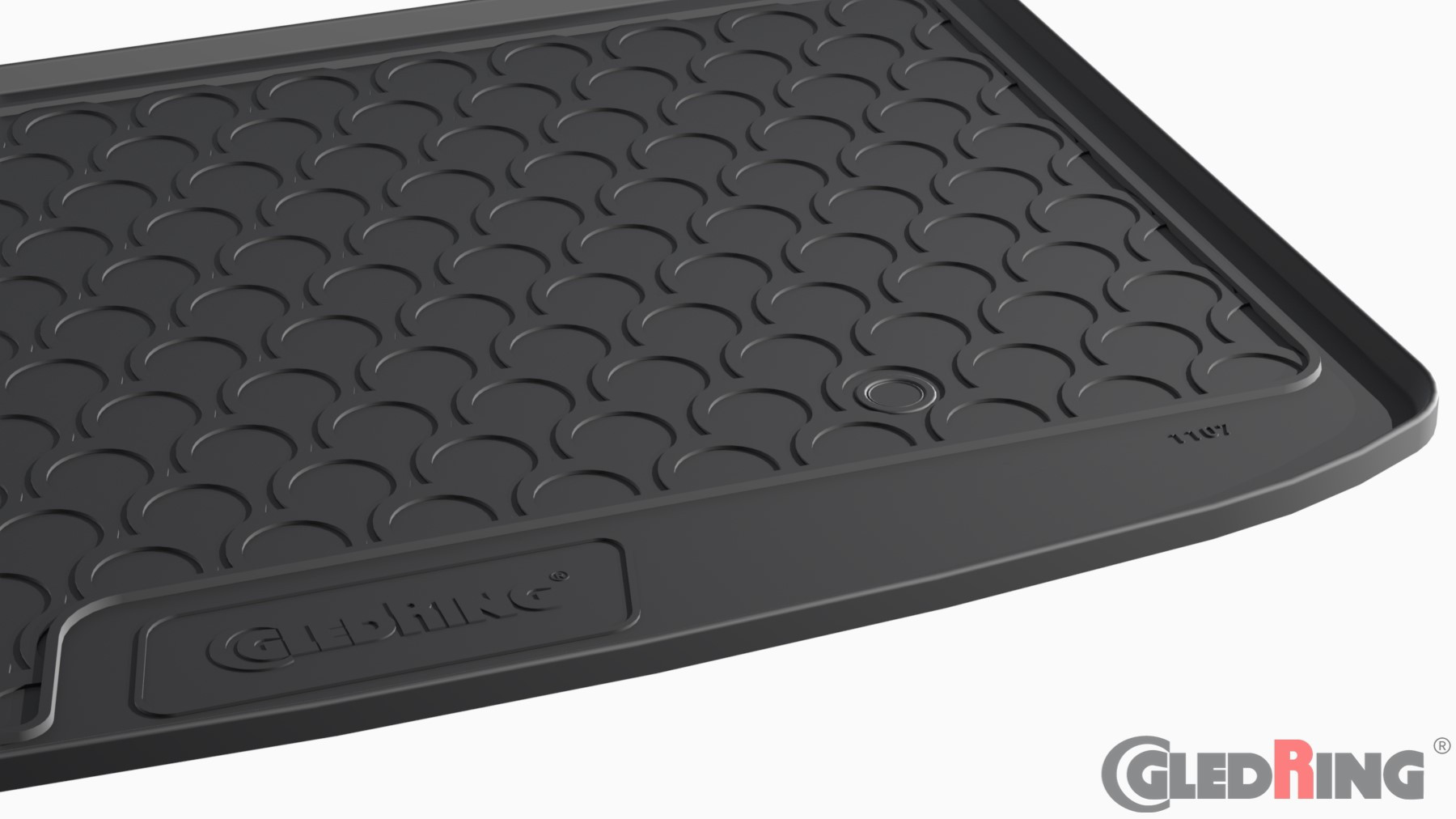 Original Gledring Premium Gummi Kofferraummatte - AUDI A1 /3-türig/Sportback 2010-2018